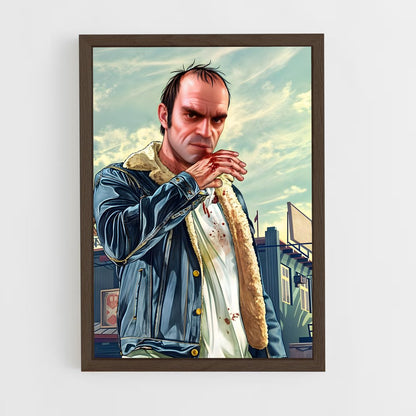 gta-v-13 cadre Bois foncé
