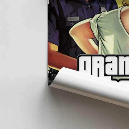 Poster GTA V Frau