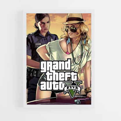 Poster GTA V Frau