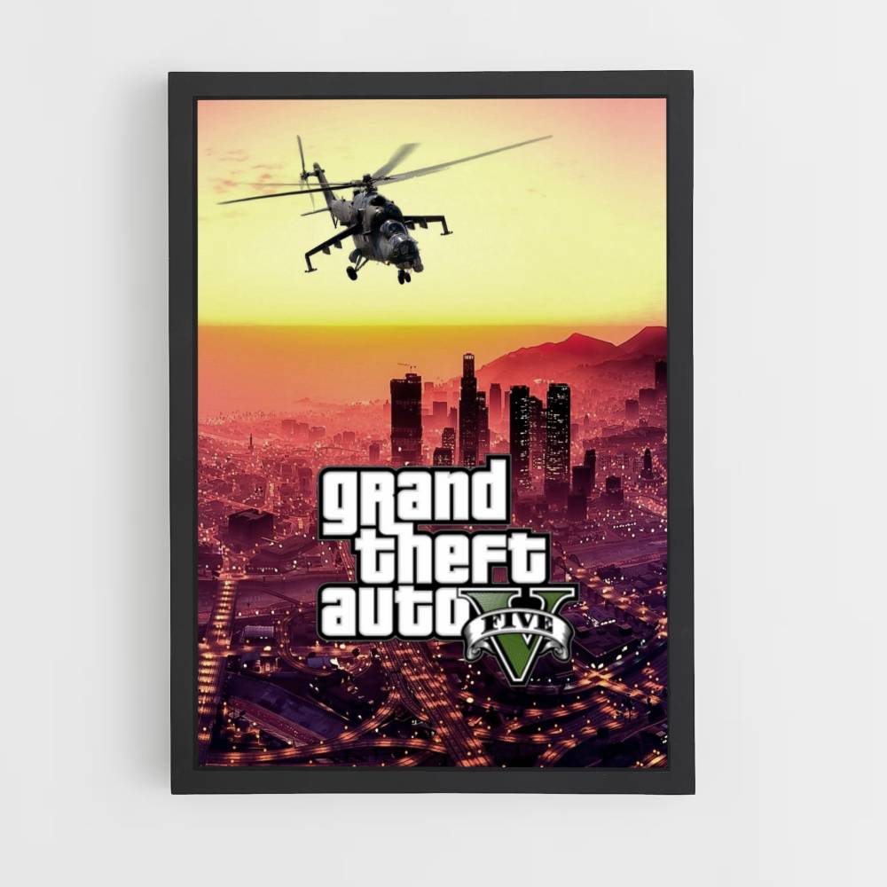 GTA-Helikopter-Poster