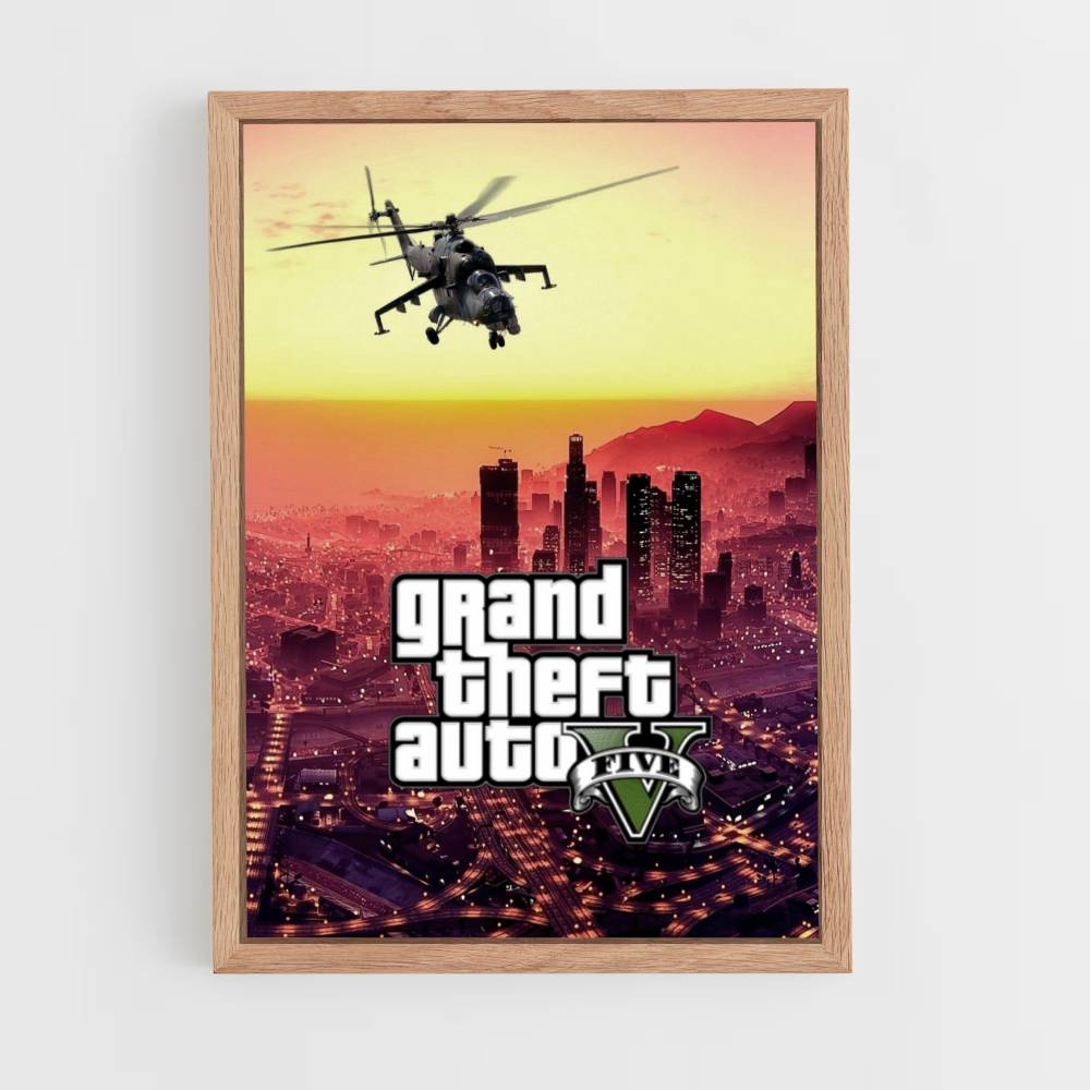 GTA-Helikopter-Poster