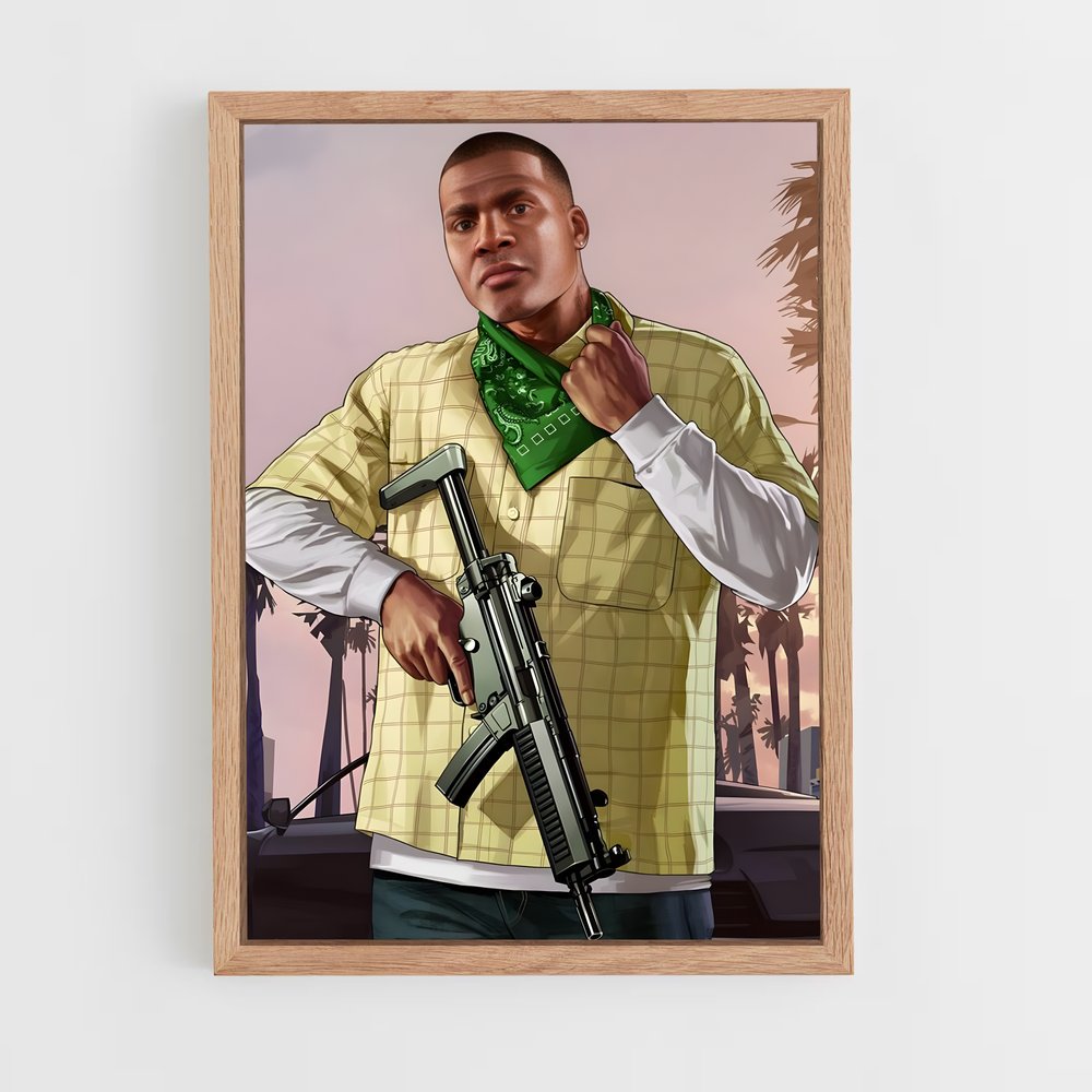 gta-v-5 cadre Bois clair