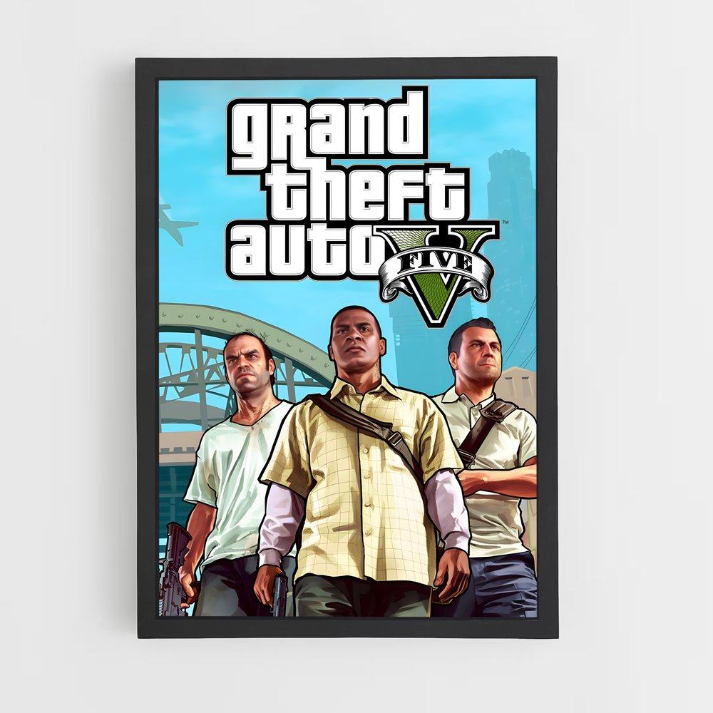 gta-v-6 cadre Noir