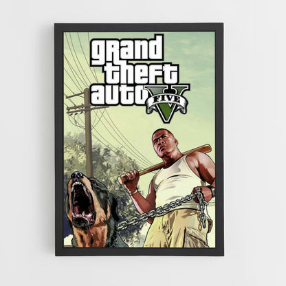 Poster GTA V Hund