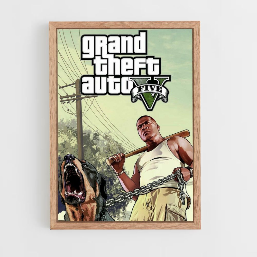 Poster GTA V Hund