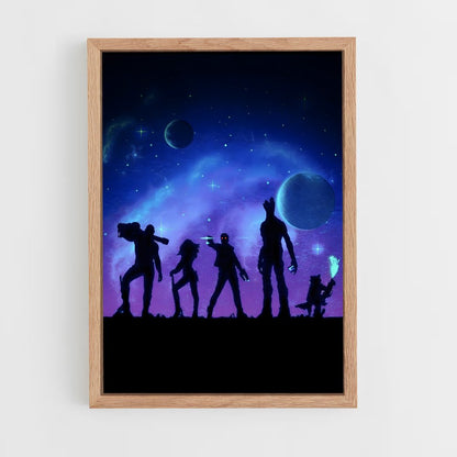 guardian-of-the-galaxy-11 cadre Bois clair