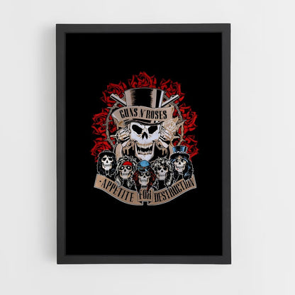 guns-n-roses-14 cadre Noir