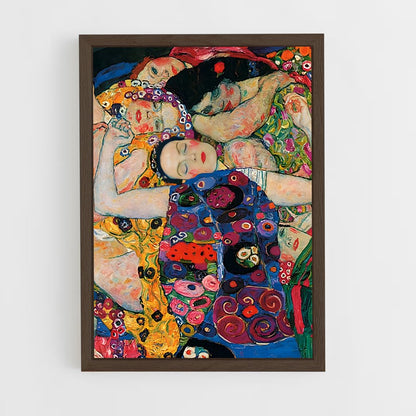 gustav-klimt-1 cadre Bois foncé