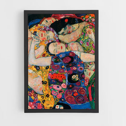 gustav-klimt-1 cadre Noir