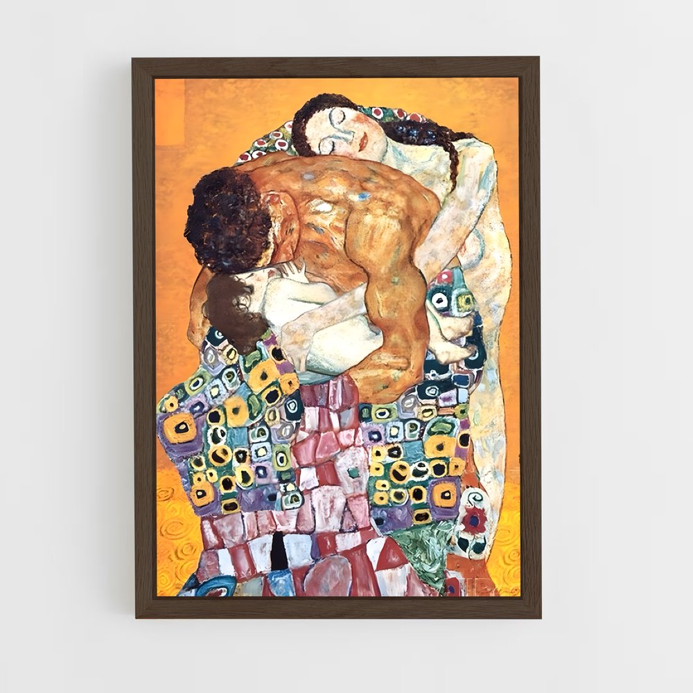gustav-klimt-8 cadre Bois foncé