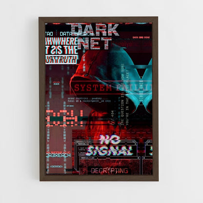 hacker-11 cadre Bois foncé