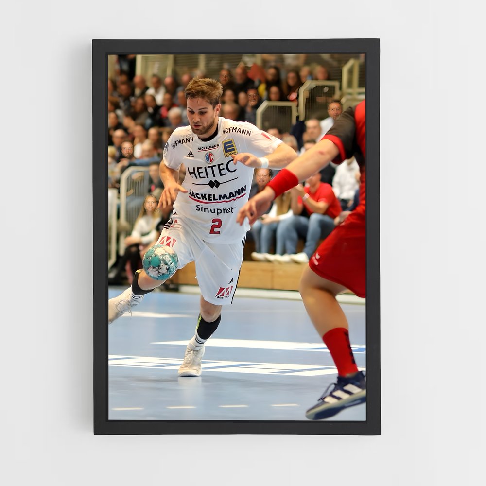 handball-9 cadre Noir