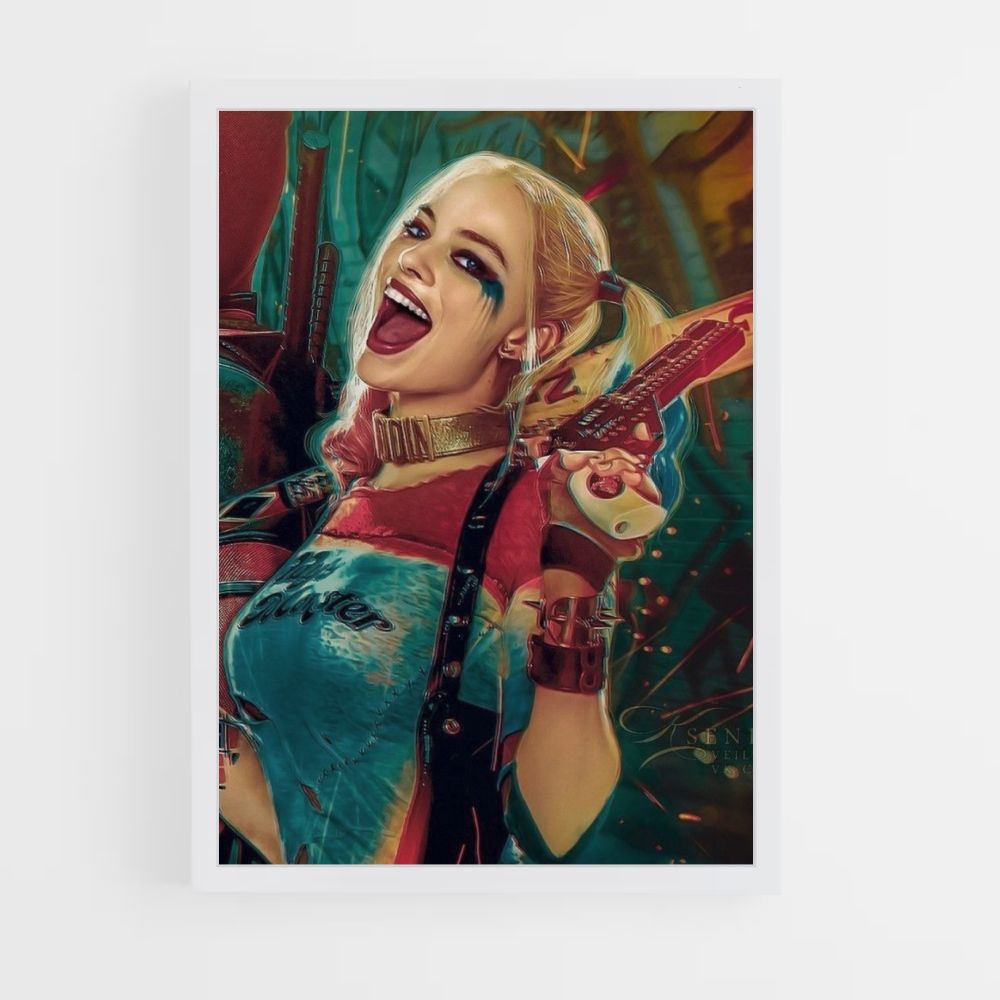 Glückliches Harley-Queen-Poster