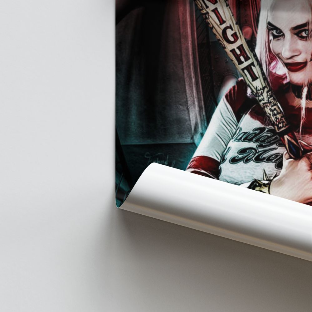 Poster Harley Queen Gute Nacht