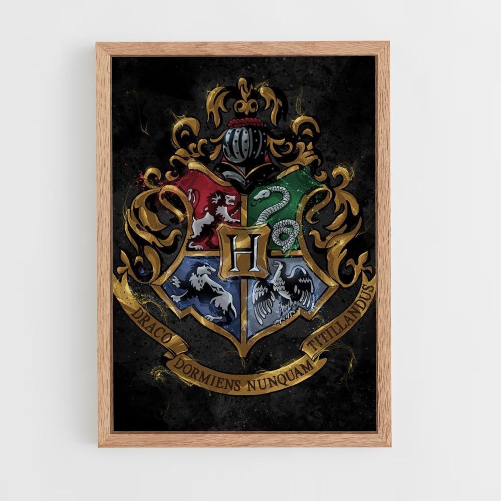 Poster Harry Potter Wappen