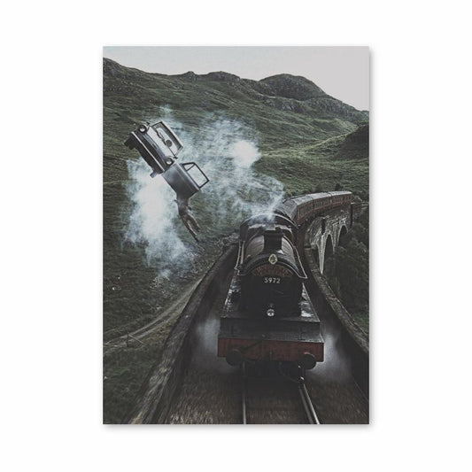 Harry Potter fliegendes Auto-Poster