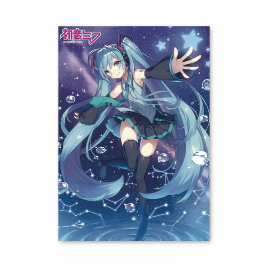 Poster Hatsune Miku Blau