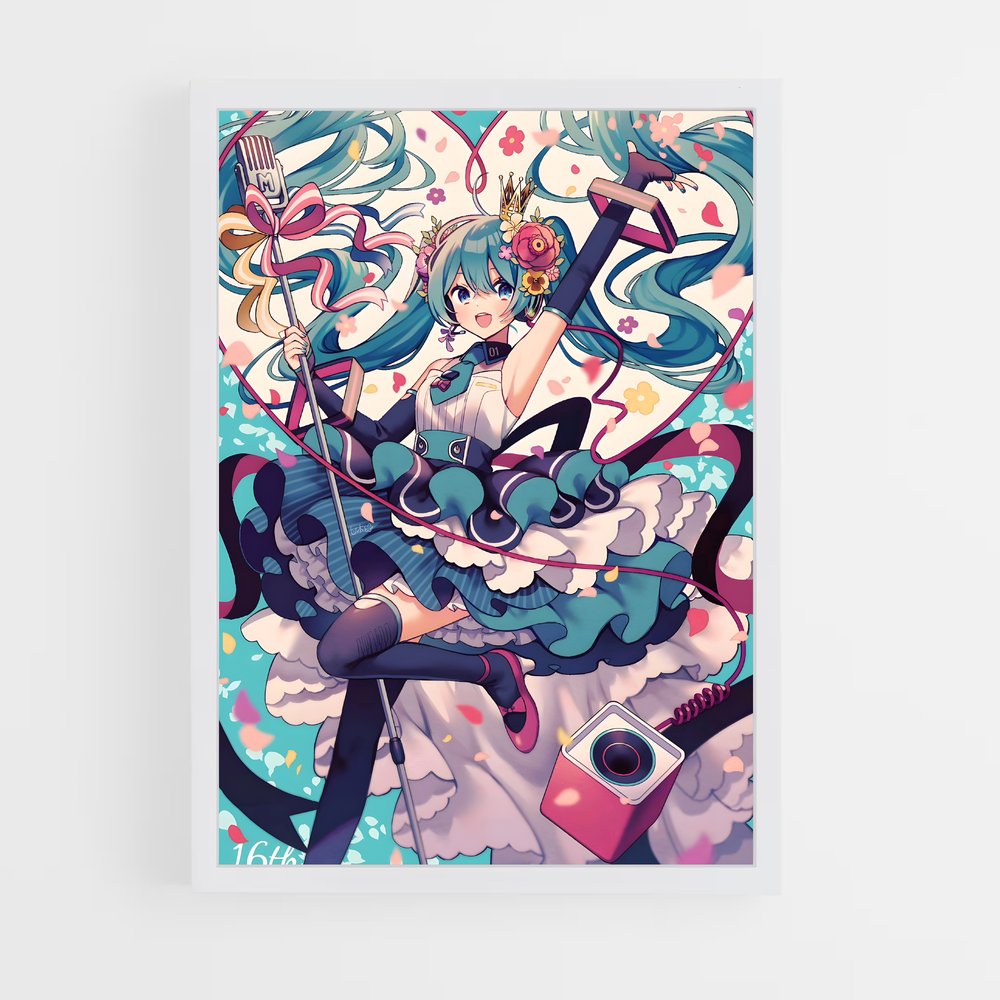 hatsune-miku-6 cadre Blanc