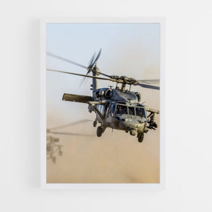 Kampfhubschrauber-Poster