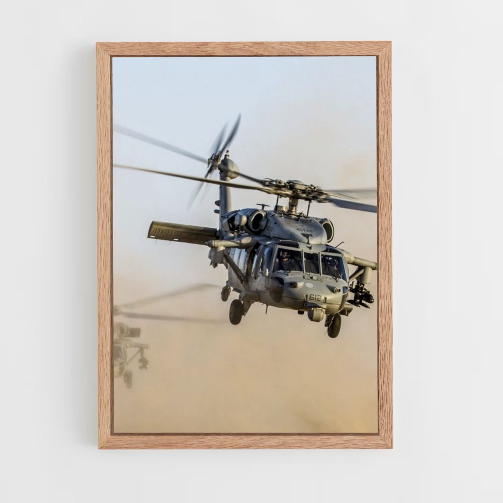 Kampfhubschrauber-Poster