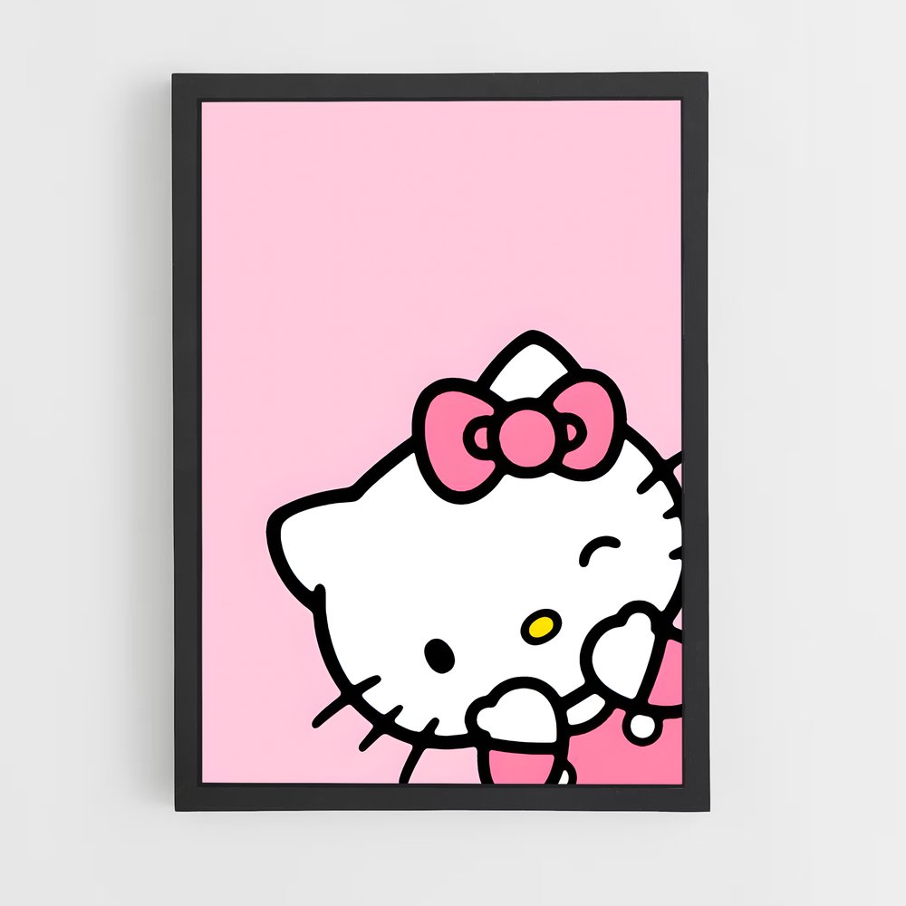 hello-kitty-16 cadre Noir