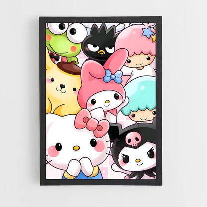 hello-kitty-17 cadre Noir