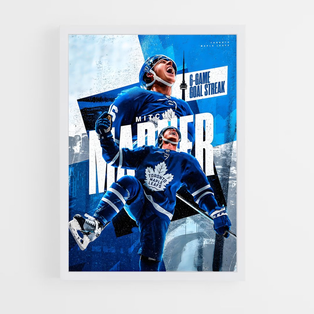 hockey-34 cadre Blanc
