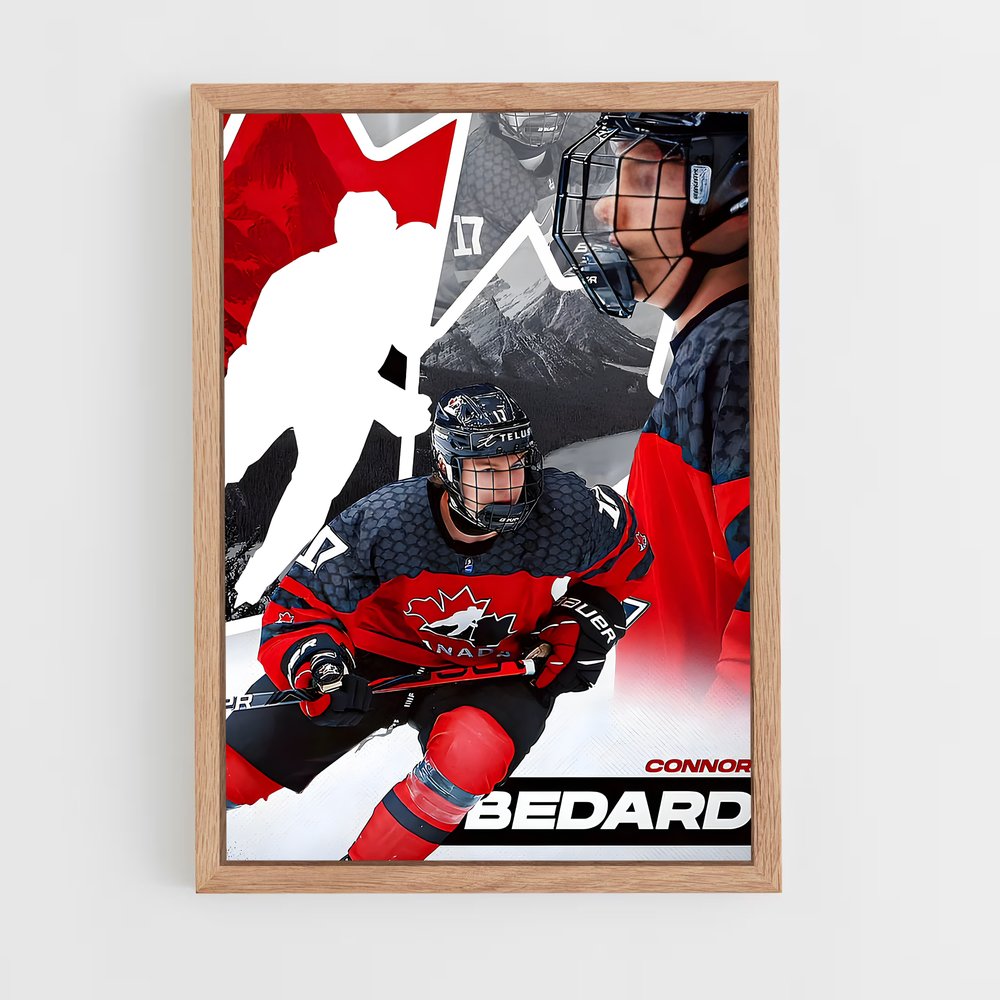 hockey-39 cadre Bois clair