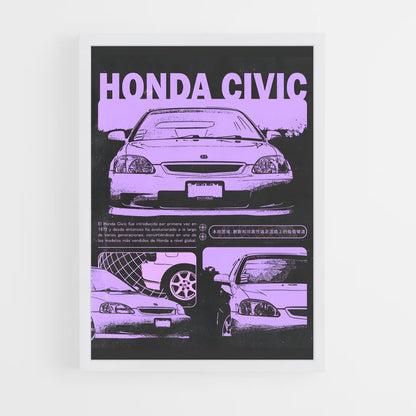 honda-11 cadre Blanc