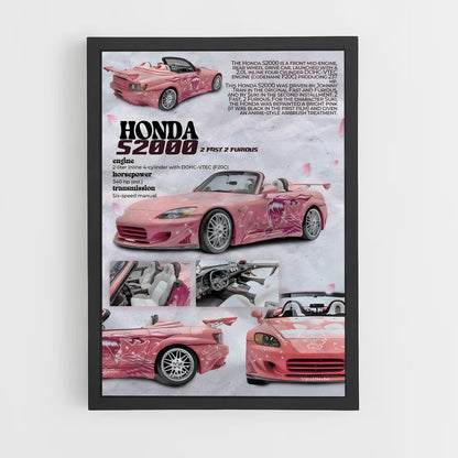 honda-17 cadre Noir