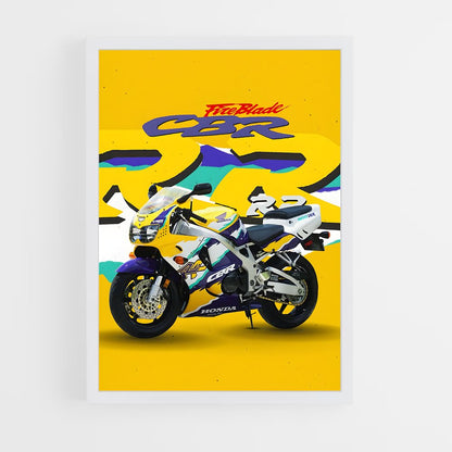 honda-moto-10 cadre Blanc