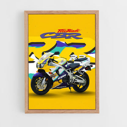 honda-moto-10 cadre Bois clair