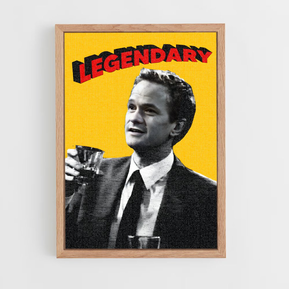 how-i-met-your-mother-5 cadre Bois clair