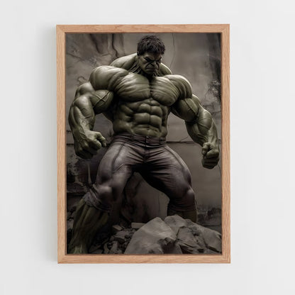 hulk-2 cadre Bois clair