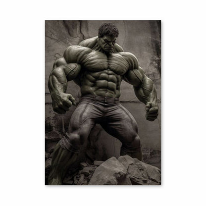 Realistisches Hulk-Poster