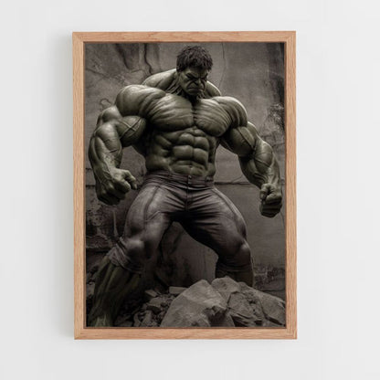 Realistisches Hulk-Poster