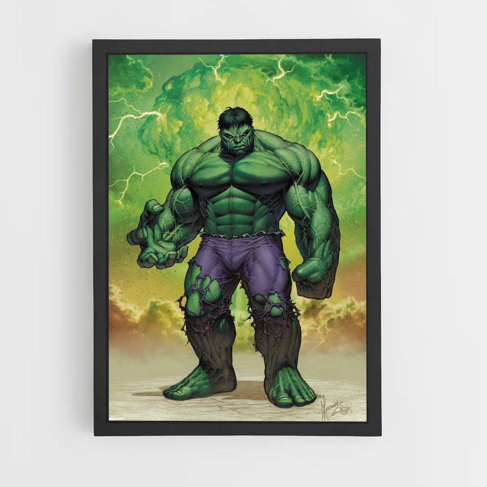 Poster Hulk-Cartoon