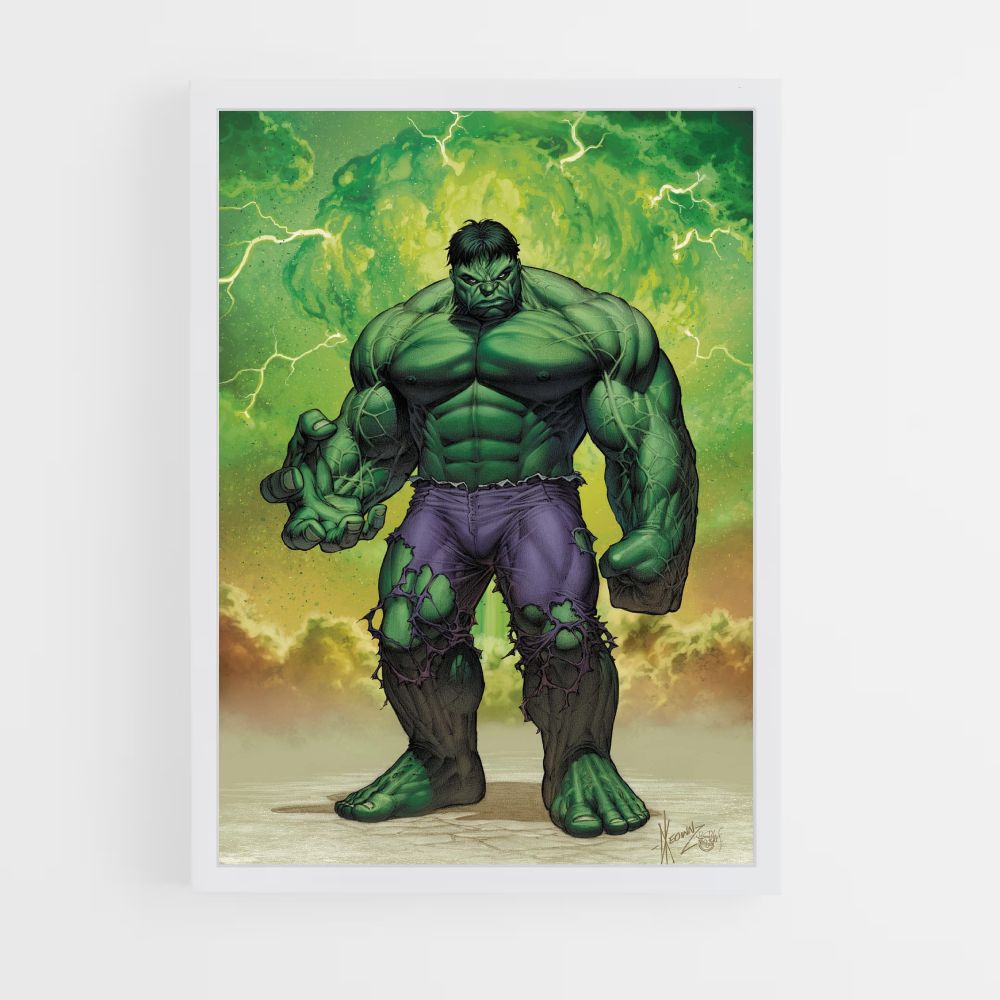 Poster Hulk-Cartoon