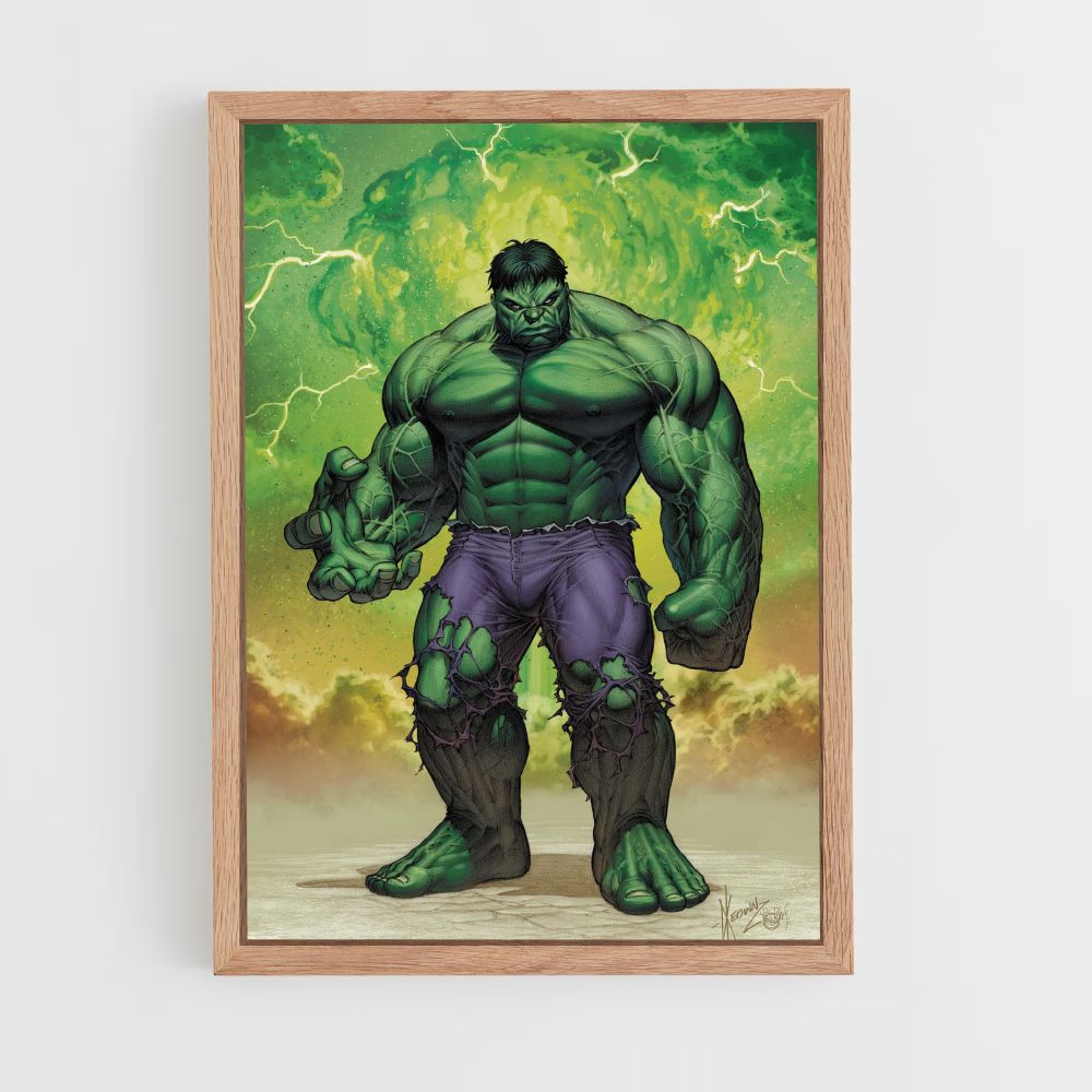 Poster Hulk-Cartoon