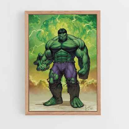 Poster Hulk-Cartoon