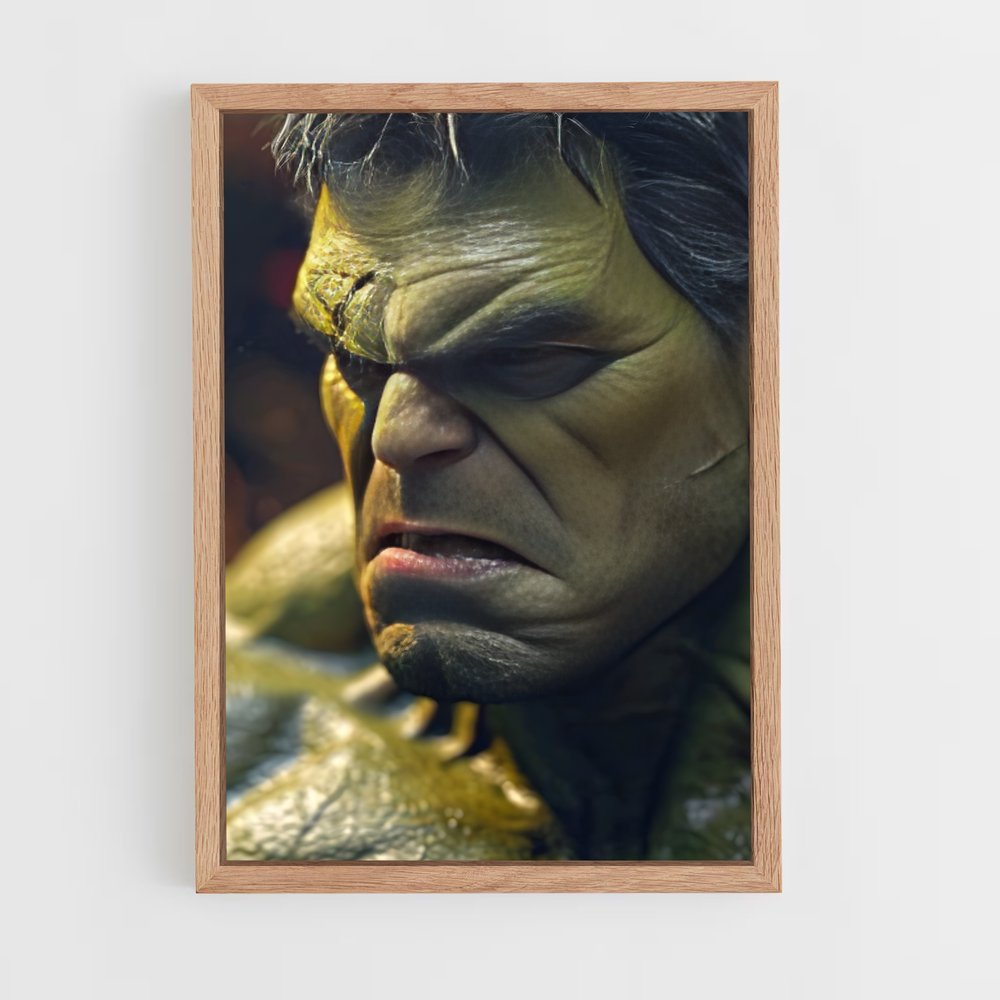 hulk-7 cadre Bois clair