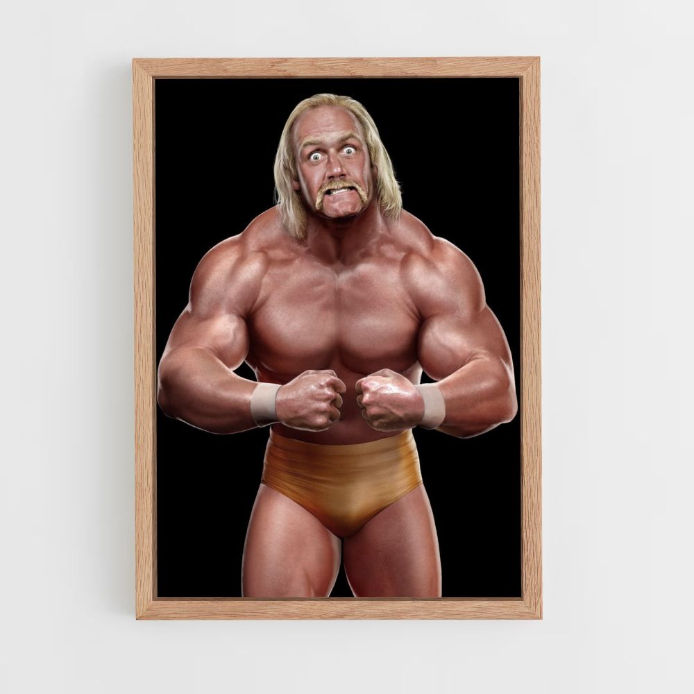 Poster Hulk Hogan Cartoon