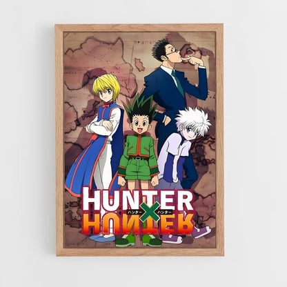 hunter-x-hunter-11 cadre Bois clair