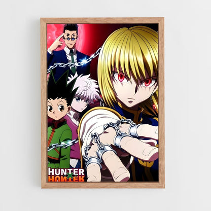 hunter-x-hunter-6 cadre Bois clair