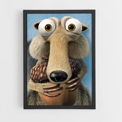 Scrat Acorn Poster