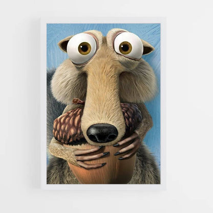 Scrat Acorn Poster