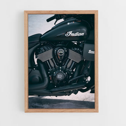 indian-motorcycle-1 cadre Bois clair