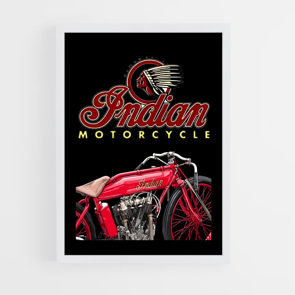indian-motorcycle-7 cadre Blanc