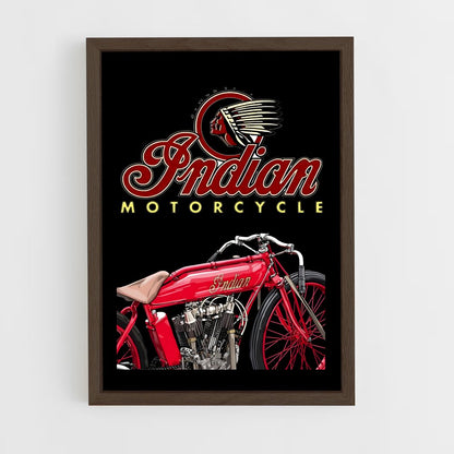 indian-motorcycle-7 cadre Bois foncé