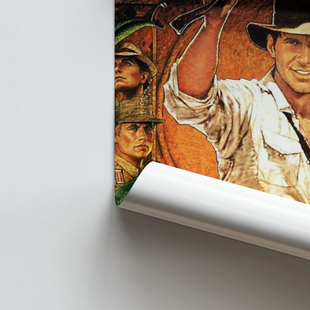 Poster Indiana Jones Zeichnung